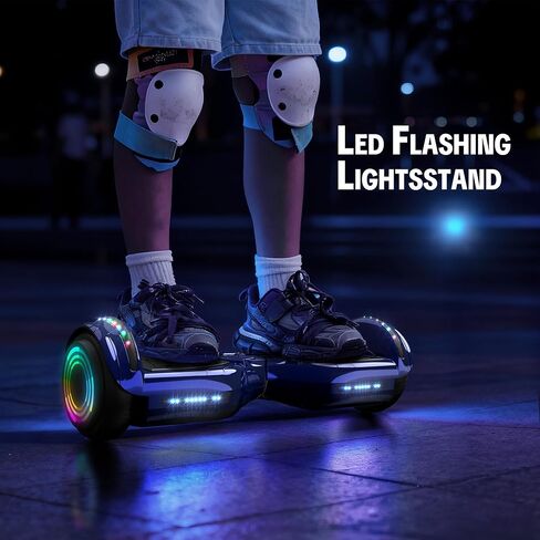 HOVERSTAR hoverboard High intensity headlights and LED running lights hooverboard wireless built in Bluetooth speaker None-Slip Footpad hoover boards for a 7-12 year old Easy and quick learning Comply with US UL Safety standard None-Slip Footpad in Kuwait