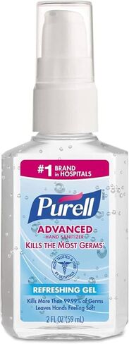 PURELL Advanced Hand Sanitizer Refreshing Gel, Clean Scent, 2 fl oz Travel Size Pump Bottle (Pack of 1) – 3050-24-CMR in Saudi Arabia