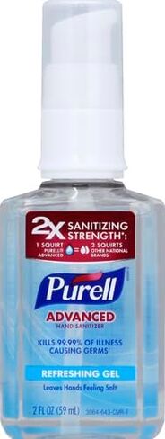 PURELL Advanced Hand Sanitizer Refreshing Gel, Clean Scent, 2 fl oz Travel Size Pump Bottle (Pack of 1) – 3050-24-CMR in Saudi Arabia