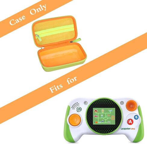حافظة لجهاز Leapfrog Leapster Ultra لوحدة التحكم في الألعاب التعليمية المحمولة - حقيبة تنظيم تخزين متينة واقية أثناء السفر (أخضر) in Kuwait