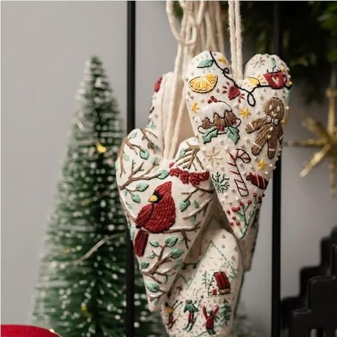 كتاب غرز التطريز، مجموعة أدوات الخياطة والتطريز اليدوية المحمولة، مجموعات غرز متقاطعة، مجموعة أدوات تطريز يدوية مع مجموعة أدوات كاملة وبرامج تعليمية للبالغين والمبتدئين (مجموعة واحدة) in Kuwait