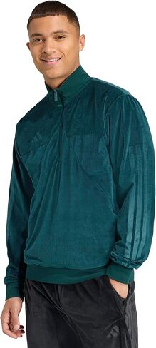 Adidas Men's House of Tiro Velor Half-Zip Track Top in Saudi Arabia