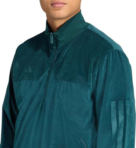 Adidas Men's House of Tiro Velor Half-Zip Track Top in Saudi Arabia