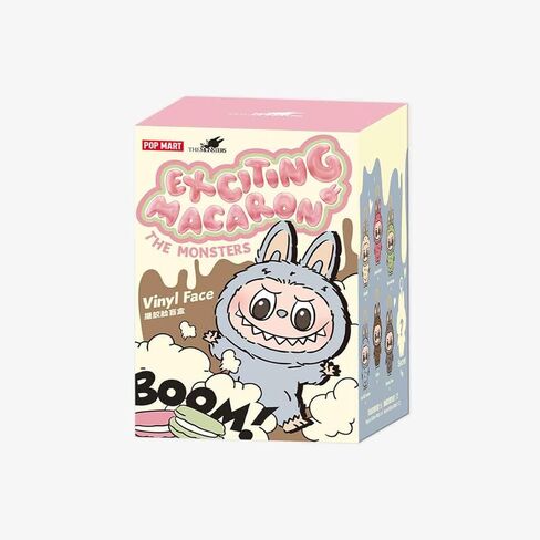 Exciting Macaron Vinyl Face - 1 Blind Box by POP MART: THE MONSTERS LABUBU in Saudi Arabia