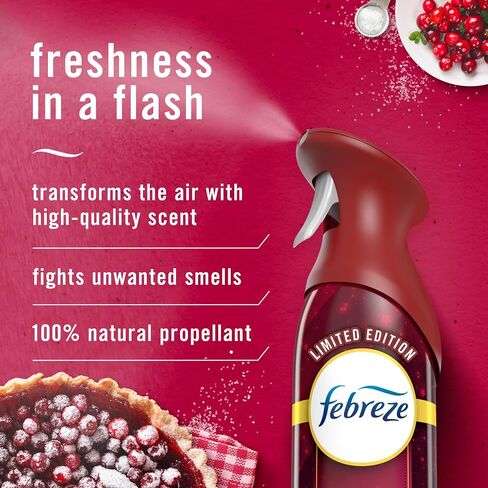 رذاذ معطر الهواء Febreze ، رذاذ غرفة مكافحة الرائحة ، نسيم سقوط هش ، طقس احتضان ، تفاحة القرفة المخبوزة ، 8.8 أوقية ، 3 عدد in Saudi Arabia