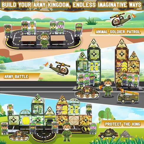 Diamond Magnetic Tiles Unicorns Princess Castle with Magnetic Art Decor Kit, Unicorn Toys for Girl 3 4-6-8, Magnet Tiles for kids 4-8 5 6 7+ Girl Gifts,Magnet Toys Include 5 Dolls,Rainbow,Candy,Decors in Saudi Arabia