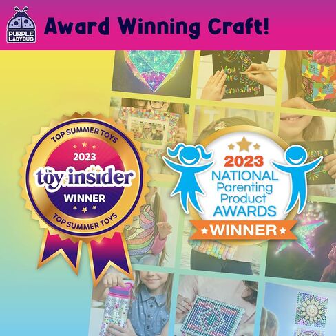 PURPLE LADYBUG DIY Headband Making Kit - Gifts for 5 Year Old Girls, Crafts for Ages 6-8 Girl, 5-9 Years Old Gift for Girls Birthday, Hair Accessories, Girl Christmas Gifts in Kuwait