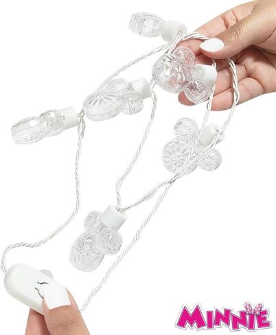 Disney Minnie Christmas Headband and Light-Up Necklace Set – Kids Holiday Accessory Gift Set, Ages 3+ in Saudi Arabia