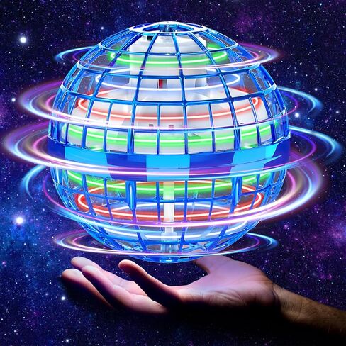 Flying Orb Ball Toys 2025، Cosmic Fly Ball Globe Boomerang، كرات Galaxy Hover Hand Drone Orbit Fidget Spinner، هدايا لعبة رائعة لعمر 6 7 8 9 10+ ألعاب للأولاد والبنات في الهواء الطلق (أزرق) in Kuwait