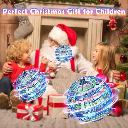 Flying Orb Ball Toys 2025، Cosmic Fly Ball Globe Boomerang، كرات Galaxy Hover Hand Drone Orbit Fidget Spinner، هدايا لعبة رائعة لعمر 6 7 8 9 10+ ألعاب للأولاد والبنات في الهواء الطلق (أزرق) in Kuwait