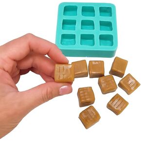 Caramel candies 9 cavities cereal mold | Soap | Candle | Mold for Wax | Mold for Resin (General Purpose) in Saudi Arabia