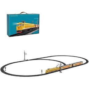 Alloy RC Locomotive Christmas Train Set with Passenger Carriages & Long Track, Metal Christmas Train Sets for Around The Tree Birthday Gift in Kuwait