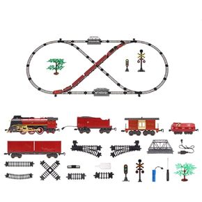 مجموعة قطار عيد الميلاد الكهربائية RC مع جهاز تحكم عن بعد، دخان واقعي، أضواء وأصوات، نموذج قاطرة بخارية مع مسار طويل وعربات، مجموعة قاطرة كهربائية، مجموعة ألعاب السكك الحديدية للمراهقين والبالغين in Kuwait