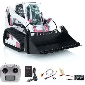 TOUCAN RC HOBBY 1/14 LESU Aoue-LT5 Tracked Skid-Steer RC Hydraulic Loader RTR Rotating LED Light for Ages 14+ in Kuwait