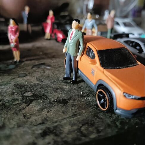 14 Pcs 1/25 Scale Miniature Figures,Mini Figures,Dollhouse People, Mini People for Diorama Project, Landscape Projects, Miniature Dollhouse, Train Layout,House scences, School Project in Saudi Arabia