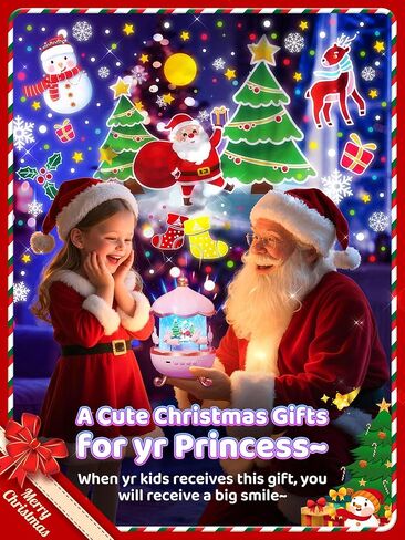ألعاب فروزن، 15 موسيقى + 16 فيلمًا + 315 لون ضوء ليلي للأطفال، 360 درجة + جهاز تحكم عن بعد + جهاز عرض نجمي لاسلكي للأطفال، ألعاب الأميرة لديكور غرفة الفتيات، هدايا عيد الميلاد هدايا فروزن in Kuwait
