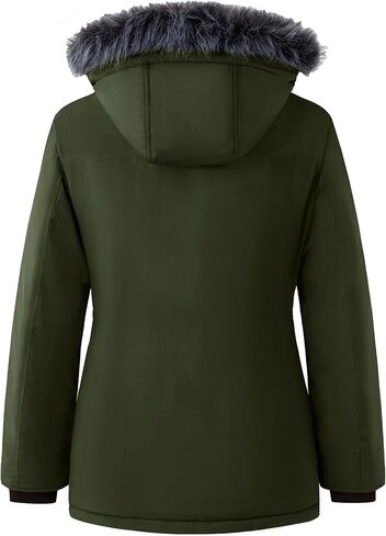 Wantdo Wind Winter Winter Coats دافئ سترة باركا باركا الدافئة مع غطاء محرك السيارة in Saudi Arabia