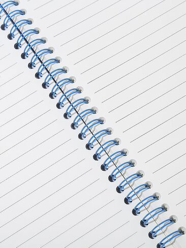 A5 Notebook 80 Sheets Coil Book Simple Student Diary Pp Hot Stamping Cover Yellow in Saudi Arabia