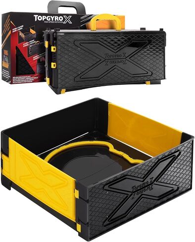 Foldable Portable X Stadium Arena with Carry Handle, Yellow Battle Stadium Compatible with X Gyro Tops & Launchers. Travel Toy Gift for Kids Ages 6+ in Saudi Arabia