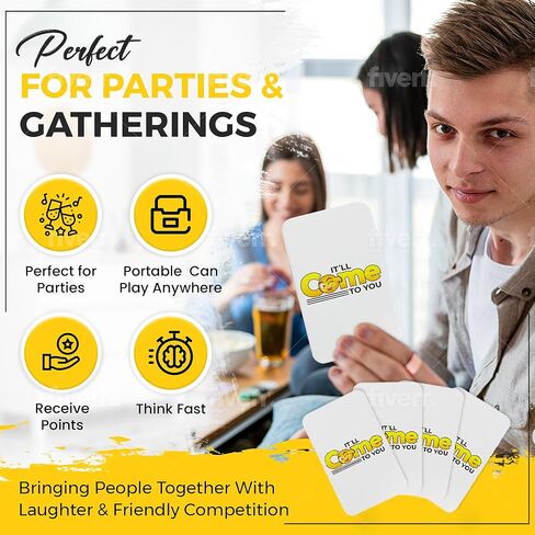 It'll Come to You - The Ultimate Fun & Fast-Paced Memory & Trivia Card Game for Adults! Perfect for Friends, Parties, Game Nights and Family Gatherings in Saudi Arabia