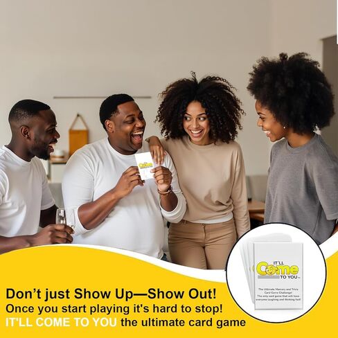 It'll Come to You - The Ultimate Fun & Fast-Paced Memory & Trivia Card Game for Adults! Perfect for Friends, Parties, Game Nights and Family Gatherings in Saudi Arabia