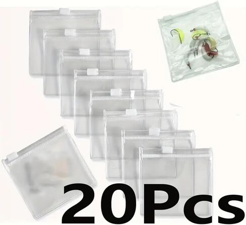 20 Pack Jewelry Storage Rolls - Reusable Zipper Bags for pill organizer and travel essentials, Nylon Accessory Pouches with Zipper Closure in Saudi Arabia
