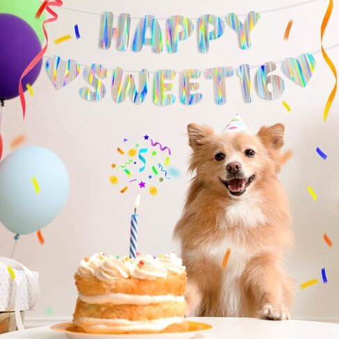 لافتة عيد ميلاد سعيد قزحية الألوان، زينة عيد ميلاد ثلاثية الأبعاد مثبتة مسبقًا بطول 9 أقدام، لافتة حفلات نابضة بالحياة مع أورورا، تأثيرات قوس قزح in Kuwait