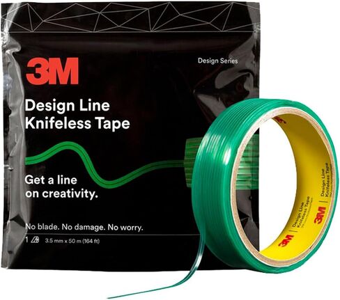 3M Knifeless Tape Design Line KTS-DL1, Green, 3.5 mm x 50 m, 20/Case in Saudi Arabia