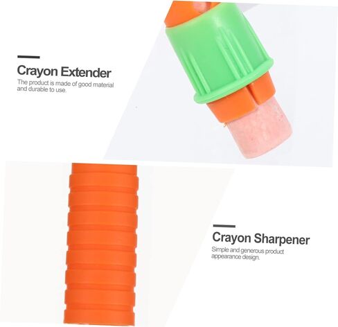 15pcs Crayon Sharpener Multi-functional Oil Painting Stick for Extended Crayon Life Convenient and Drawing Cap for Artists and Boys and Girls in Saudi Arabia