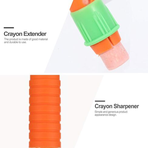 TEHAUX 15pcs Oil Pastel Extender Drawing Pencil Sharpener Stick Extender Crayon Lengthener Oil Pencils for Artists in Saudi Arabia