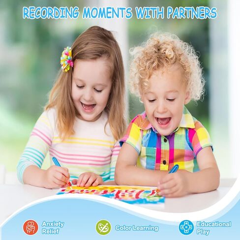 فرشاة تلوين سحرية خفيفة، أنشطة فنية للرسم خالية من الفوضى للأطفال، ألعاب للأطفال الصغار، هدية عيد الميلاد والعطلات للأطفال من سن 3 سنوات فما فوق in Kuwait