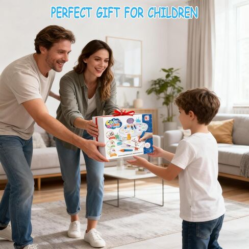 فرشاة تلوين سحرية خفيفة، أنشطة فنية للرسم خالية من الفوضى للأطفال، ألعاب للأطفال الصغار، هدية عيد الميلاد والعطلات للأطفال من سن 3 سنوات فما فوق in Kuwait