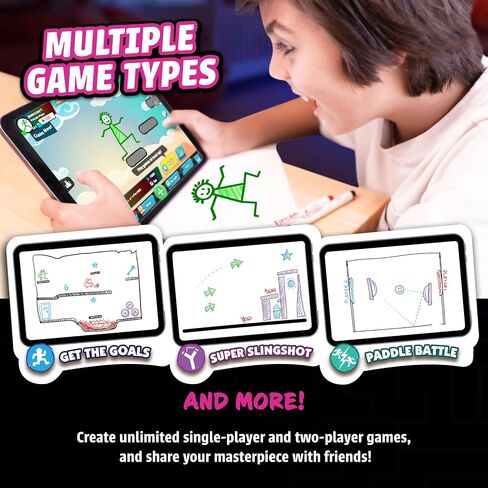 Abacus Brands Pixicade+ - Draw Your Own Video Game Maker, Kids Gift Ages 6+ in Kuwait