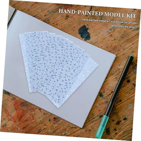 Angoily 10pcs Water-Conducting Paper for Acrylic Paint Mixing Palette DIY Model Painting Tools Moisture Retaining Tray for Artists and Chinese Calligraphy in Saudi Arabia