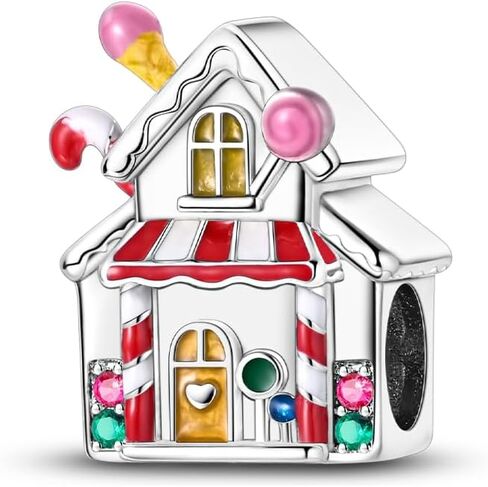 Hapour 925 Sterling Silver Dangle Pendants Charms Beads Compatible Fit for Bracelets Necklace Birthday Mother's Day Jewelry Gift for Women Girls in Kuwait