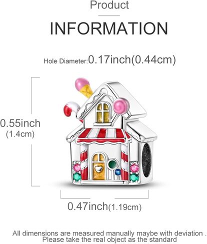 Hapour 925 Sterling Silver Dangle Pendants Charms Beads Compatible Fit for Bracelets Necklace Birthday Mother's Day Jewelry Gift for Women Girls in Kuwait