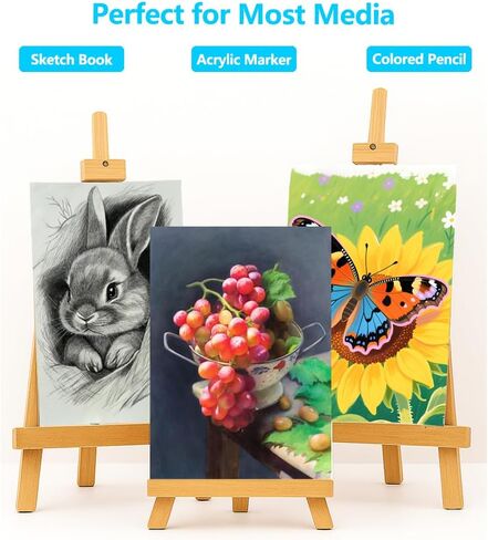 كتاب رسم أكريليك للرسم على القماش - 9 × 12 بوصة، 20 ورقة (115 رطل/187 جم) كراسة رسم وسائط مختلطة، لوازم فنية للبالغين والأطفال لوحة رسم قماشية للأكريليك والزيت وأقلام التحديد والرسم والرسم in Kuwait