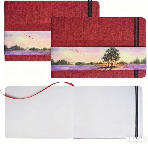 5.1" x 8.3" Watercolor Pad, Pack of 1 (40 Sheets), Art Sketchbook Pad for Watercolor Techniques and Mixed Media in Saudi Arabia