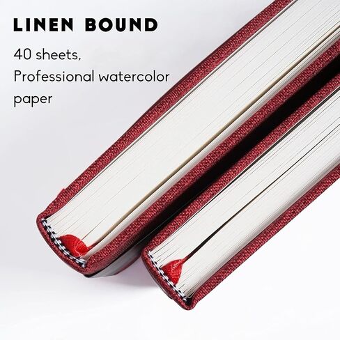 5.1" x 8.3" Watercolor Pad, Pack of 1 (40 Sheets), Art Sketchbook Pad for Watercolor Techniques and Mixed Media in Saudi Arabia