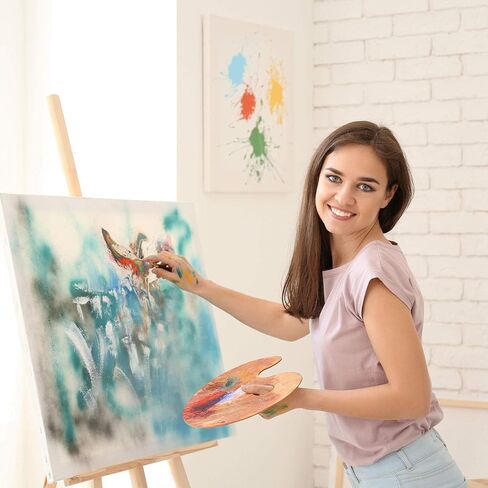 Honoson 16 قطعة مجموعة سكاكين الرسم مجموعة سكين لوحة الفولاذ المقاوم للصدأ رسم خلط مكشطة ملعقة مع مقبض خشبي لملحقات الطلاء الزيتي لوازم خلط ألوان الأكريليك (أحمر) in Kuwait