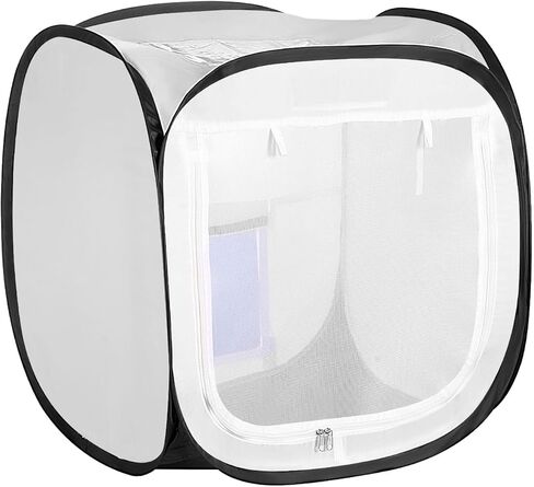 خيمة كشك طلاء محمولة من VEVOR، مقاس 15.94 × 15.94 × 16.9 بوصة، خيمة طلاء رش محمولة منبثقة مع باب شبكي، وخيام طلاء بالرش للنماذج الصغيرة، والمنحوتات، والمزهريات، وإطارات الصور، والتصميم المنبثق in Kuwait