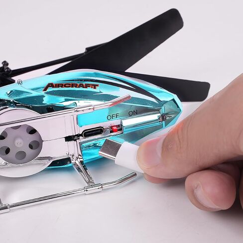 VATOS RC Helicopter for Boys, 2.4G Remote Control Helicopter with LED Light for Kids 12+ Years Old, Fixed Height, One-Key Take-Off, Indoor RC Planes Ideal Festival Gifts for Boys Adults in Saudi Arabia