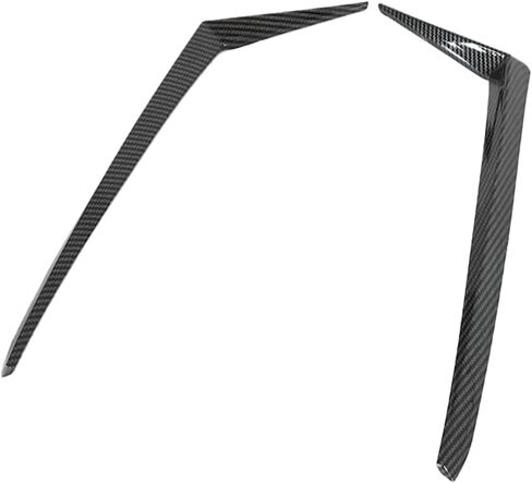زوج من المصد الأمامي لسيارة Lexus IS300 IS350 2021-2025 Base F Sport Front Chin Spoiler Splitter ABS (أسود لامع) in Kuwait
