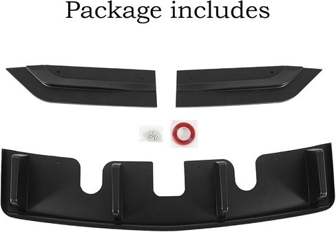Add-on Rear Diffuser for Jeep Grand Cherokee Summit/High Altitude 14-16 Rear Bumper Lip Spoiler Chin Splitter Accessories ABS Plastics (Glossy Black) in Saudi Arabia