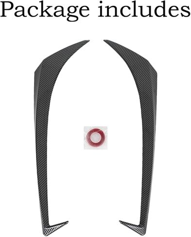 زوج من المصد الخلفي لسيارة Lexus IS300 IS350 2021-2025 Base F Sport Rear Chin Spoiler Splitter ABS (أسود لامع) in Saudi Arabia