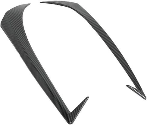 زوج من المصد الخلفي لسيارة Lexus IS300 IS350 2021-2025 Base F Sport Rear Chin Spoiler Splitter ABS (أسود لامع) in Saudi Arabia