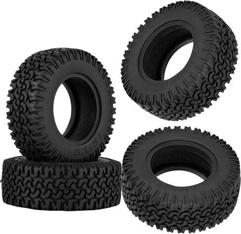 RC 1.55 Soft Rubber Wheel Tires for 1/10 Tamiya AX90069 D90 TF2 CC01 CC02 RC Crawler Car,RC 1.55 in Rubber Wheel Tires,Road Soft Tires in Saudi Arabia