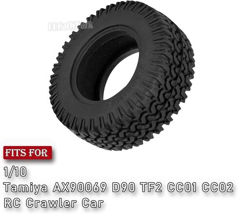 RC 1.55 Soft Rubber Wheel Tires for 1/10 Tamiya AX90069 D90 TF2 CC01 CC02 RC Crawler Car,RC 1.55 in Rubber Wheel Tires,Road Soft Tires in Saudi Arabia