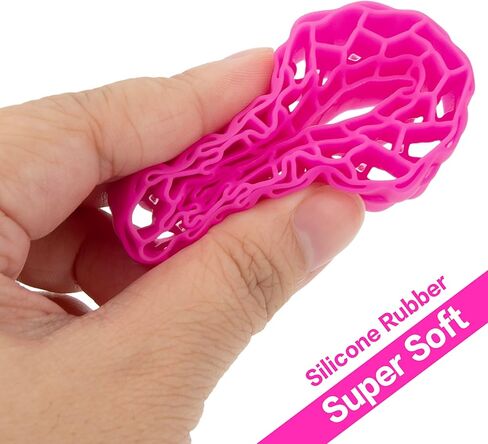 حشوات مطاط السيليكون فائقة النعومة من MEUS RACING لإطارات 62-66 مم 1.0 بوصة (أحمر وردي) in Kuwait