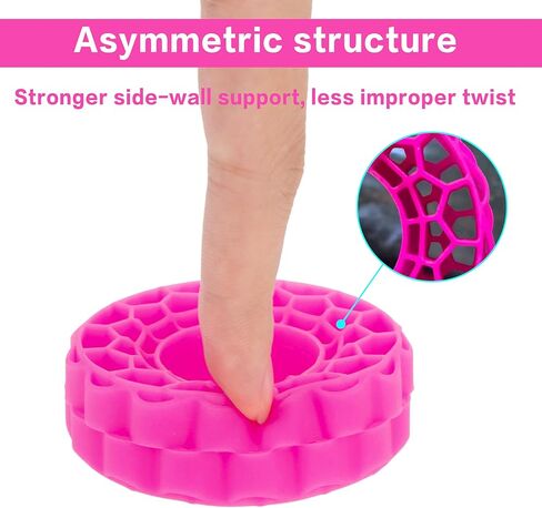 حشوات مطاط السيليكون فائقة النعومة من MEUS RACING لإطارات 62-66 مم 1.0 بوصة (أحمر وردي) in Kuwait